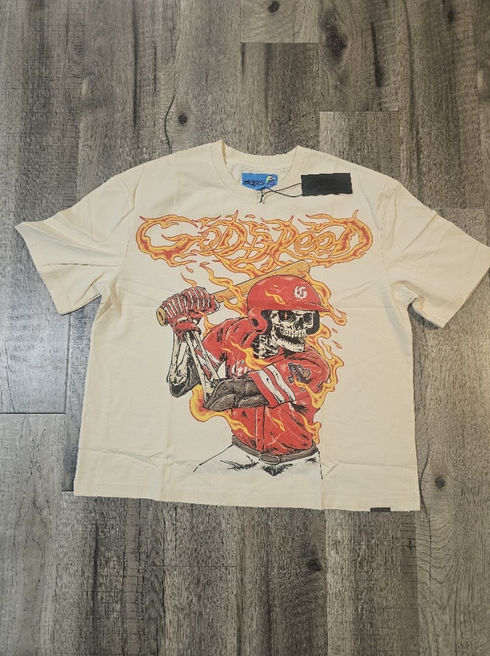 Nwt Godspeed Slugger Shirt Size Large Bone Color